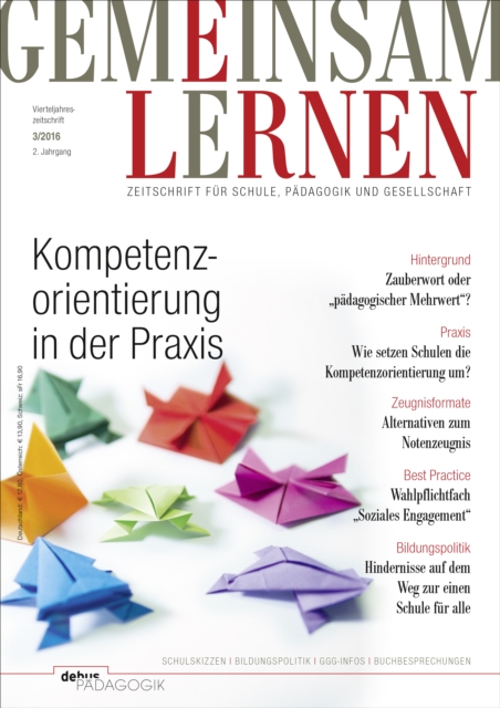 Kompetenzorientierung in der Praxis : Gemeinsam lernen 3/2016, PDF eBook