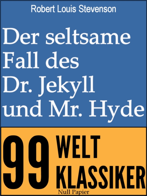 Der seltsame Fall des Dr. Jekyll und Mr. Hyde, PDF eBook