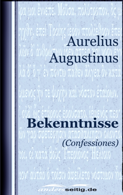 Bekenntnisse : (Confessiones), EPUB eBook