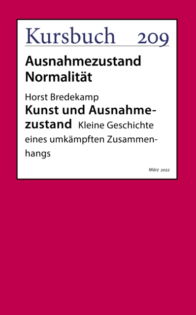 Kunst und Ausnahmezustand : Kleine Geschichte eines umkampften Zusammenhangs, EPUB eBook