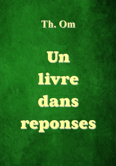 Un livre dans reponses, EPUB eBook