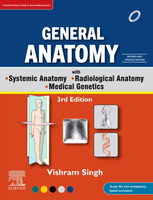 General Anatomy with Systemic Anatomy, Radiological Anatomy, Medical Genetics, 3rd Updated Edition, eBook, EPUB eBook