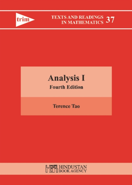 Analysis I, Hardback Book