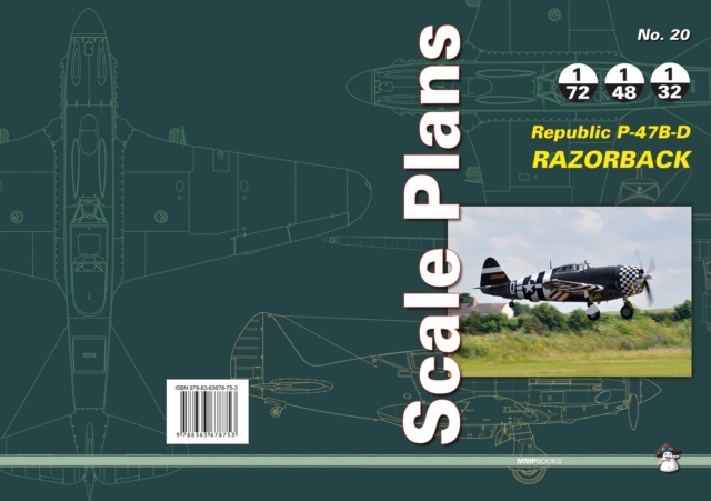 Republic P-47b-D Razorback, Paperback / softback Book