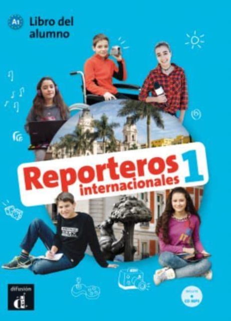 Reporteros Internacionales 1 : Libro del alumno + audio download, Paperback / softback Book