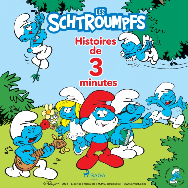 Les Schtroumpfs - Histoires de 3 minutes, eAudiobook MP3 eaudioBook