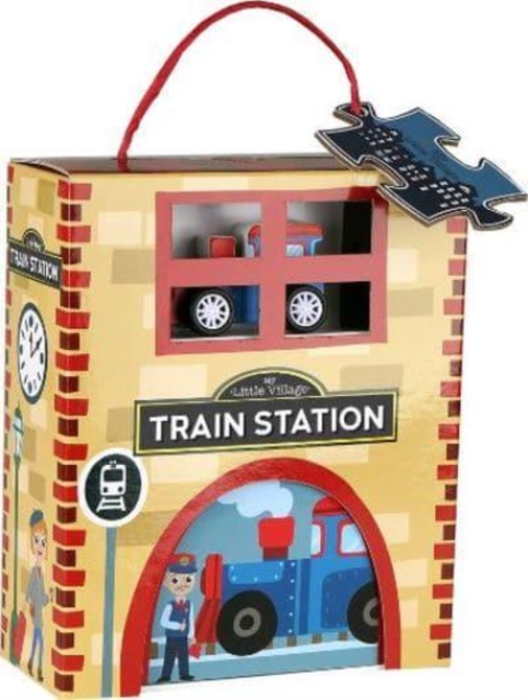 Train Station, Multiple-component retail product, boxed Book