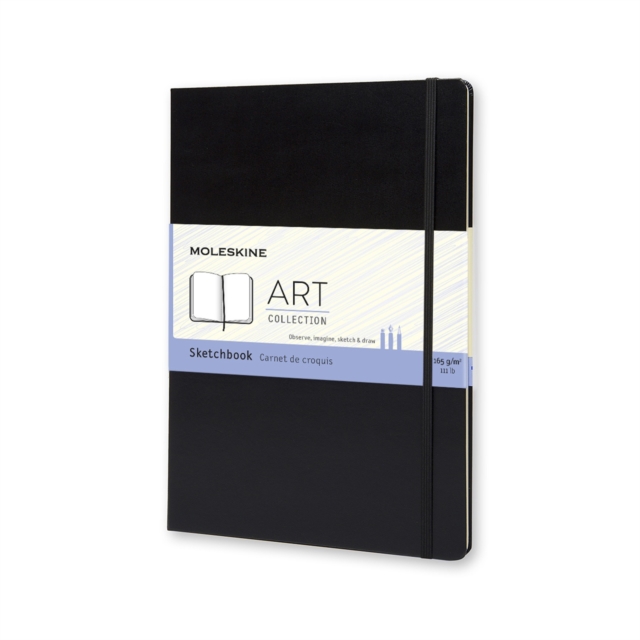 Moleskine A4 Sketchbook Black, Notebook / blank book Book
