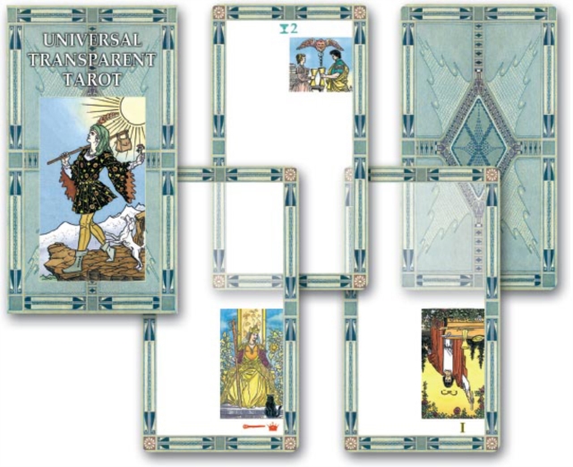 Universal Transparent Tarot 78 Card Tarot Deck, Cards Book