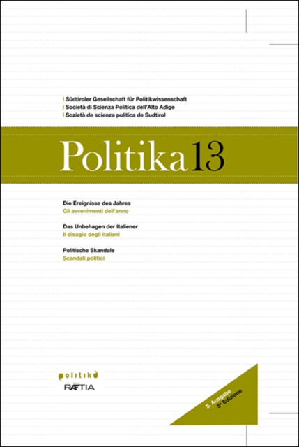 Politika 13 : Jahrbuch fur Politik | Annuario di politica | Anuer de pulitica, PDF eBook