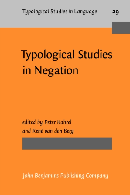 Typological Studies in Negation, PDF eBook