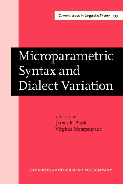 Microparametric Syntax and Dialect Variation, PDF eBook