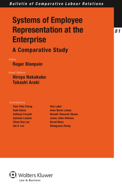 Systems of Employee Representation at the Enterprise : A Comparative Study, PDF eBook