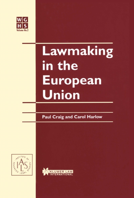 Lawmaking in the European Union, PDF eBook