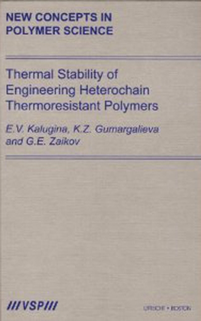 Thermal Stability of Engineering Heterochain Thermoresistant Polymers, PDF eBook