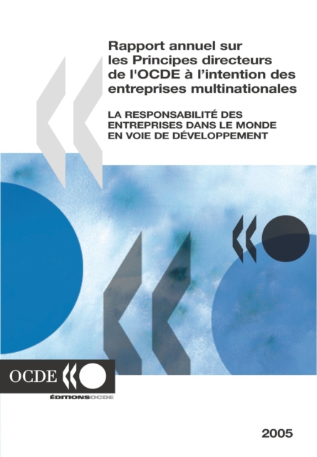 Rapport annuel sur les Principes directeurs de l'OCDE a l'intention des entreprises multinationales 2005 La responsabilite des entreprises dans le monde en voie de developpement, PDF eBook