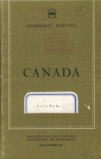 OECD Economic Surveys: Canada 1964, PDF eBook