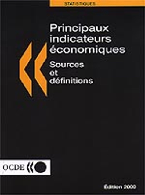 Principaux indicateurs economiques : Sources et definitions 2000, PDF eBook
