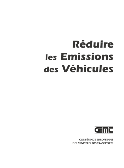 Reduire les emissions des vehicules, PDF eBook