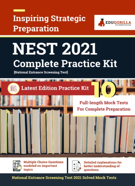 NEST (National Entrance Screening Test) 2021 10 Full length Mock Tests for Complete Preparation, PDF eBook