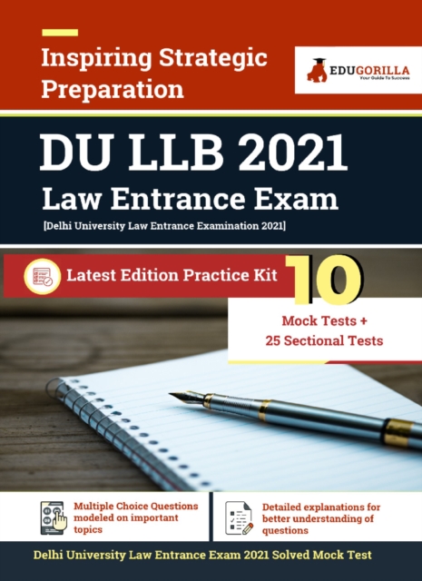 DU LLB 2021 10 Mock Test + Sectional Test For Complete Preparation, PDF eBook