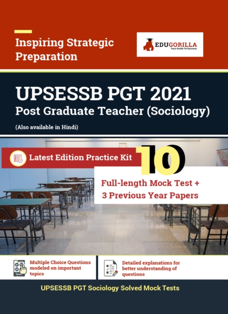 UPSESSB PGT Sociology Recruitment Exam 2021 | 1600+ Objective Questions ( Solved), PDF eBook