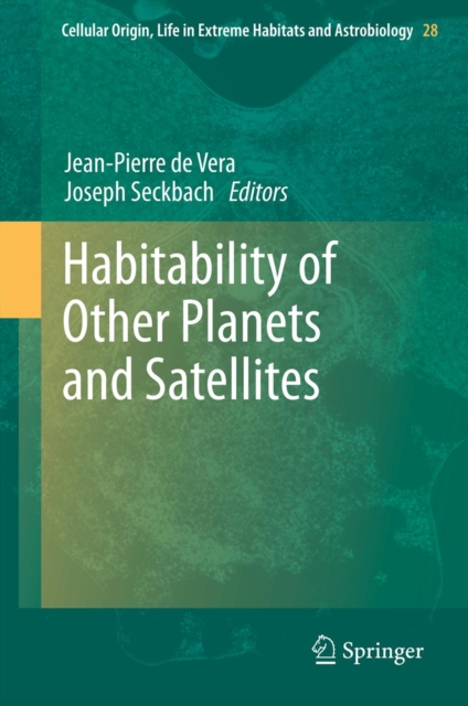 Habitability of Other Planets and Satellites, PDF eBook