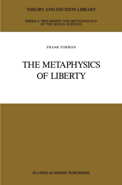 The Metaphysics of Liberty, PDF eBook