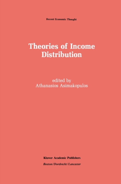 Theories of Income Distribution, PDF eBook
