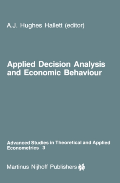 Applied Decision Analysis and Economic Behaviour, PDF eBook