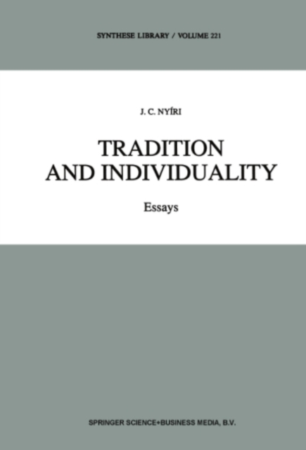 Tradition and Individuality : Essays, PDF eBook