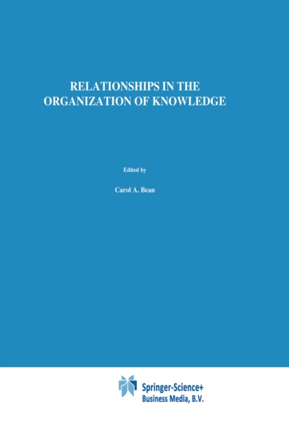 Relationships in the Organization of Knowledge, PDF eBook