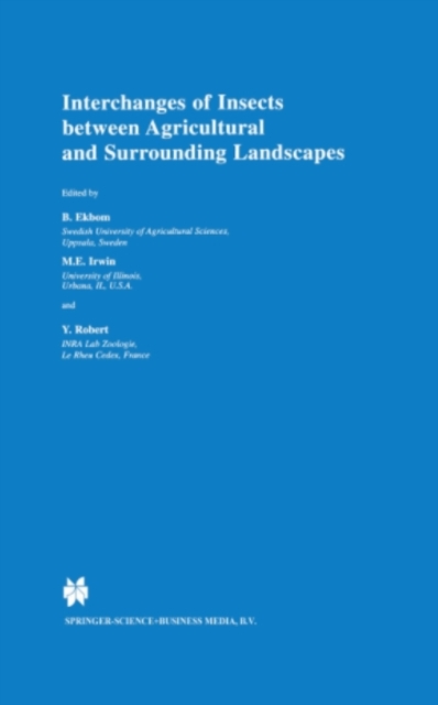 Interchanges of Insects between Agricultural and Surrounding Landscapes, PDF eBook