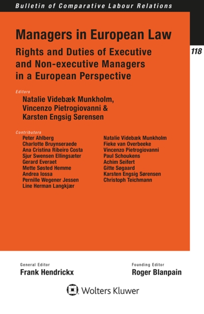 Managers in European Law : Rights and Duties of Executive and Non-executive Managers in a European Perspective, EPUB eBook