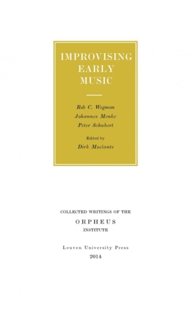 Improvising Early Music, PDF eBook