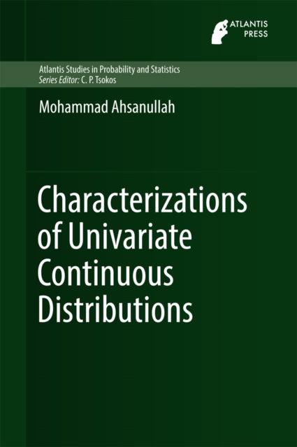 Characterizations of Univariate Continuous Distributions, EPUB eBook