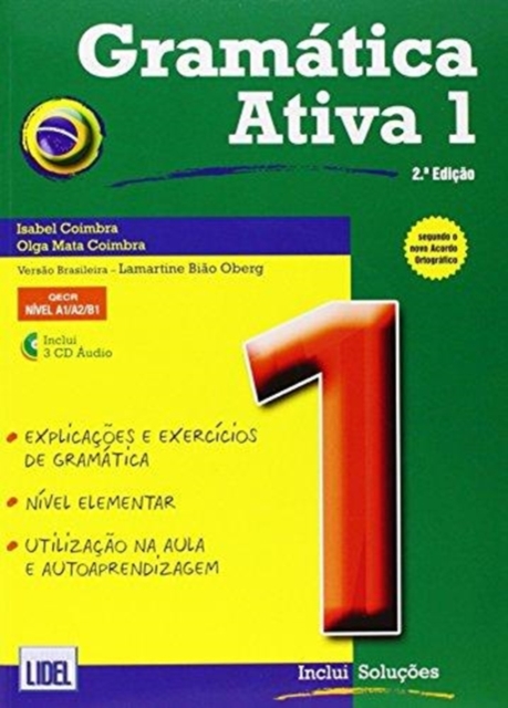 Gramatica Ativa 1 - Brazilian Portuguese course - with audio download : A1/A2/B1, Mixed media product Book