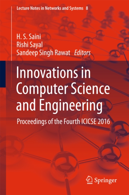 Innovations in Computer Science and Engineering : Proceedings of the Fourth ICICSE 2016, EPUB eBook