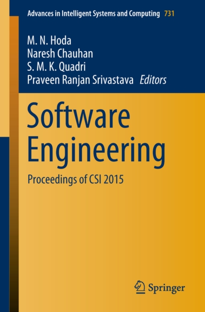 Software Engineering : Proceedings of CSI 2015, EPUB eBook