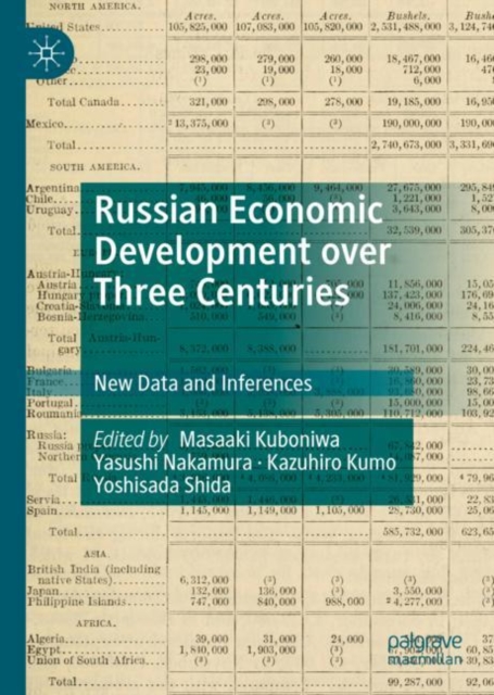 Russian Economic Development over Three Centuries : New Data and Inferences, EPUB eBook