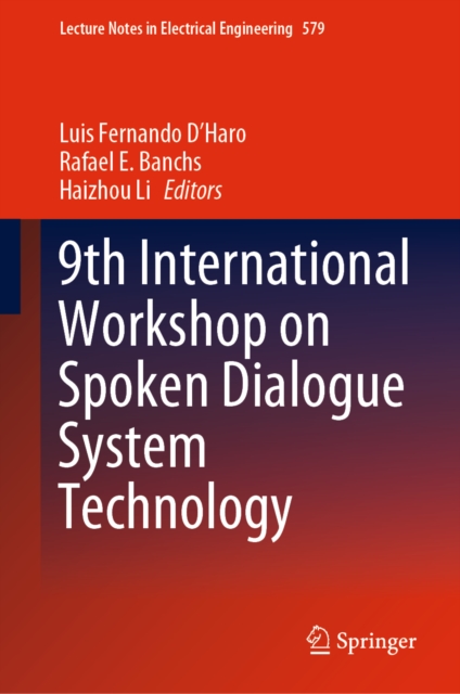 9th International Workshop on Spoken Dialogue System Technology, EPUB eBook
