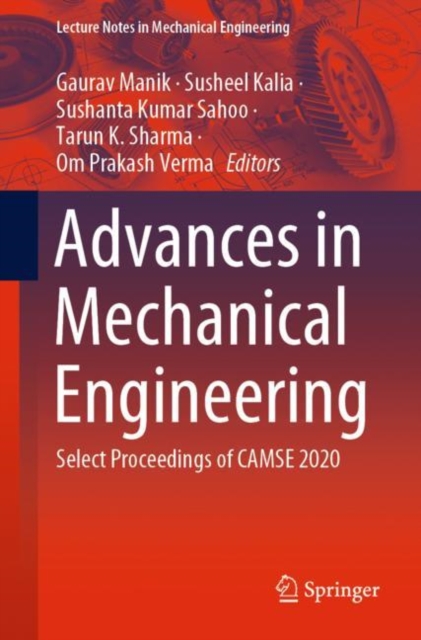 Advances in Mechanical Engineering : Select Proceedings of CAMSE 2020, EPUB eBook