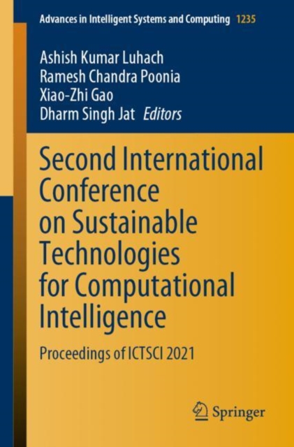 Second International Conference on Sustainable Technologies for Computational Intelligence : Proceedings of ICTSCI 2021, EPUB eBook