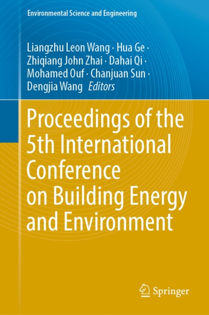 Proceedings of the 5th International Conference on Building Energy and Environment, EPUB eBook