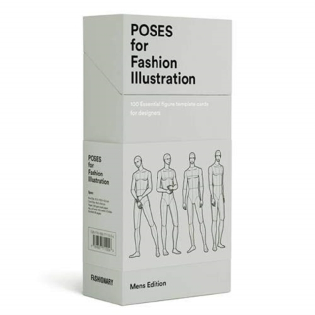 Poses for Fashion Illustration - Mens (Card Box), Postcard book or pack Book