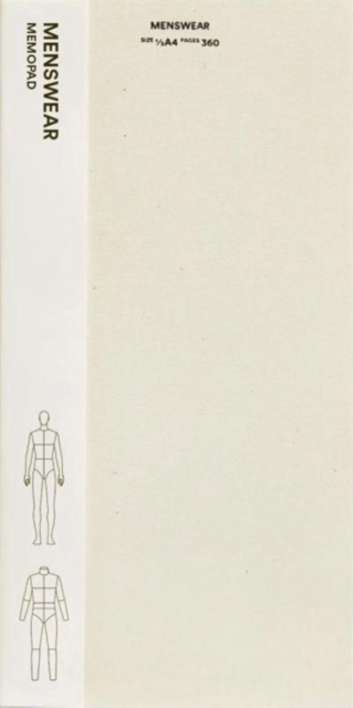 Fashionary Menswear Memopad, Paperback / softback Book