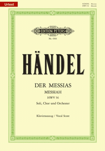 MESSIAH ENGLISH GERMAN VOCAL,  Book
