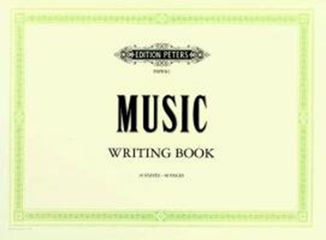 MUSIC WRITING BOOK LANDSCAPE 10 STAVE,  Book