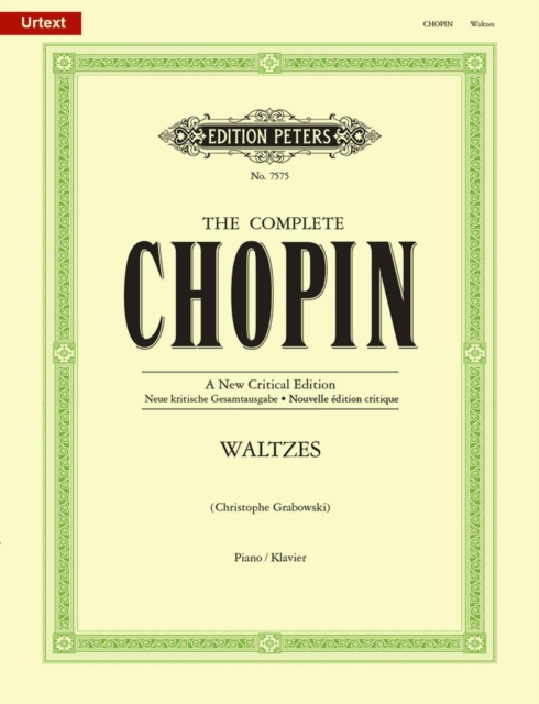 WALTZES COMPLETE NEW CRITICAL EDITION,  Book