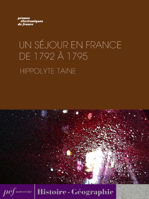 Un sejour en France de 1792 a 1795, EPUB eBook